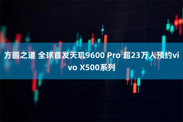 方圆之道 全球首发天玑9600 Pro 超23万人预约vivo X500系列